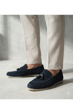 Чоловічі лофери з китицями river island (handmade in portugal) — 45 розмір