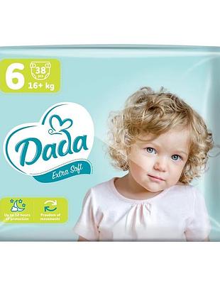 Дада dada extra soft підгузники 6 5 пачок по 38 шт