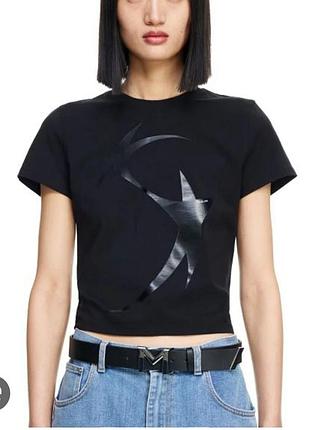 Футболка mugler for h&amp;m