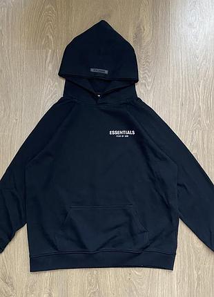 Чорне худі fear of god essentials
