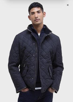 Чоловіча темно-синя куртка barbour mqu0281ny71