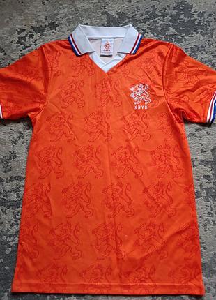 Ретро джерсі нідерланди score draw holland 1988 knvb помаранчева футбольна форма m