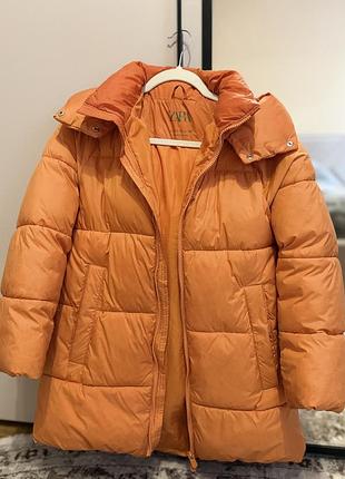 Оранжева дитяча куртка🧥🧡