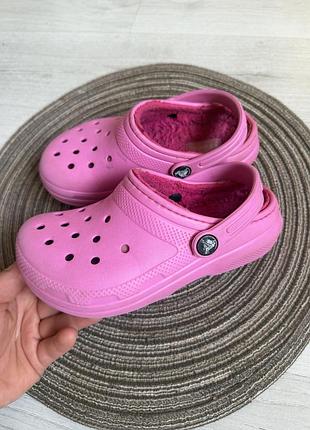 Утепленні сабо crocs c12-29-30розмір