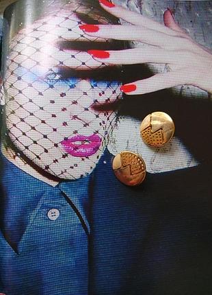 Сережки круглi edjy vintage