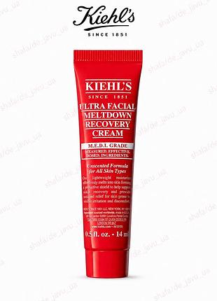 Крем для сухої та чутливої шкіри kiehl’s ultra facial medicated recovery cream 14 мл