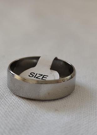 💍 каблучка з нержавіючої сталі, р. 21 — унісекс