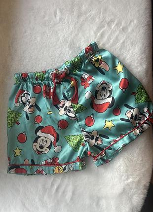 Классные пижамные шортики disney, атласные шорты, шортики, шорты