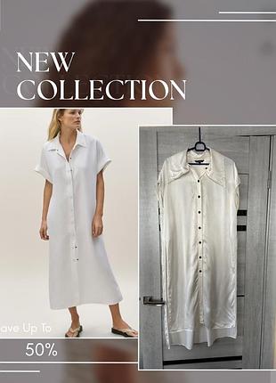 Сукня сорочка massimo dutti міді