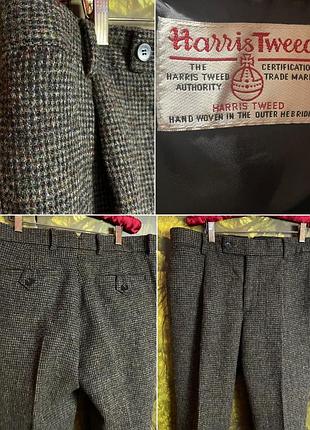 Harris tweed вінтажний твідові вовняні штани брюки з вовни