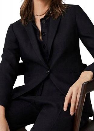Вовняний блейзер жакет піджак massimo dutti