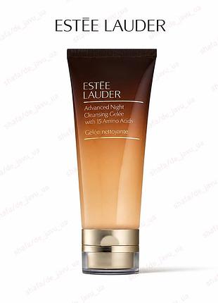 Очищаючий гель для шкіри обличчя estee lauder advanced night cleansing gelee cleanser with 15 amino acids 100 мл ( повнорозмірний)