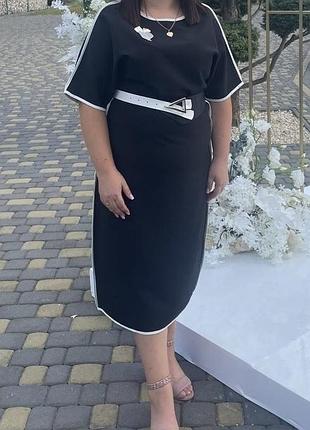 Чорна елегантна сукня — одягнена 1 раз