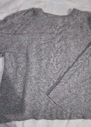 Свитер женский h&amp;m. теплый, размер s, 165/88а. состав акрил, полиамид, шерсть, эластан