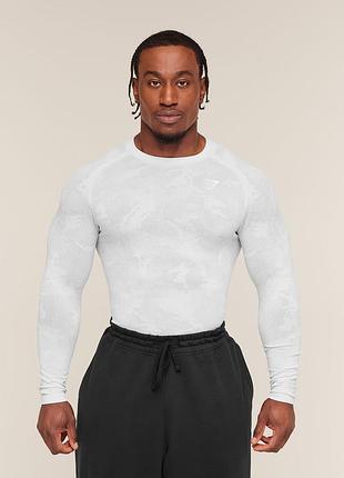 Компресійний лонгслів,рашгард,спортивна кофта gymshark
