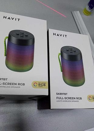 Портативная акустика колонка б/у havit hv-sk897bt