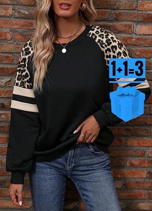 🥰 світшот в леопардовий принт shein m