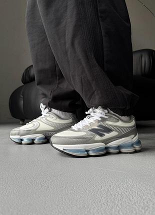 Кроссовки женские new balance abzorb 2000 silver/white