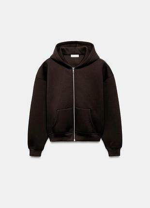 Худи на замке zara