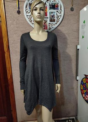Трикотажная туника h&m basic, размер l 7920 д