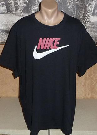 Базова оригінальна футболка "nike" батал! р-4xl