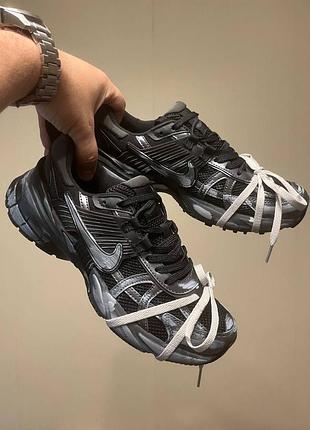 Nike v2k runtekk black silver custom