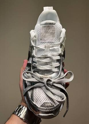 Nike v2k runtekk white silver custom 7