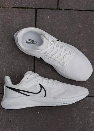 Спортивні кросівки для спорту та бігу nike air zoom pegasus 39 white black розпродаж