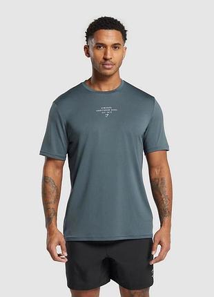 Gymshark conditioning goods  мужская футболка для бега и спорта