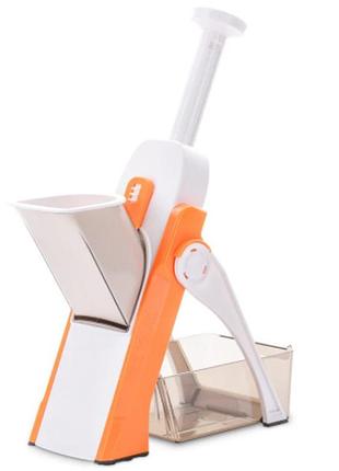 Мультислайсер тёрка для овощей brava spring slicer 9462