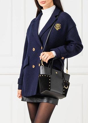 Ralph lauren сумка кожаная, кожа, замша