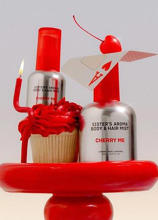 Спрей міст для тіла та волосся sisters aroma cherry me