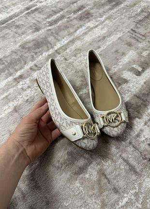 Оригинальные женские балетки michael kors fulton studded logo moccasin новые летние майкл корс мк