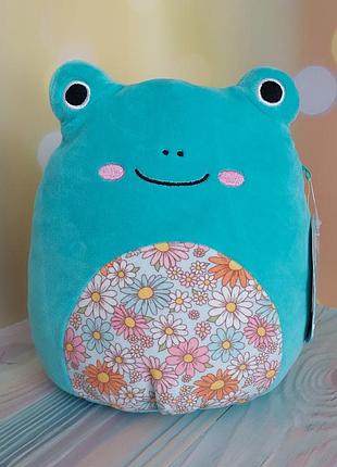 Плюшева іграшка squishmallows роберт аква-жаба (aqua frog)