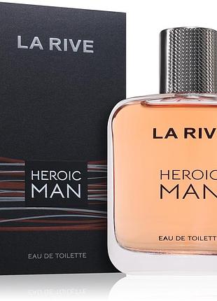 Туалетна вода la rive heroic man у флаконі-тестері (100 мл)