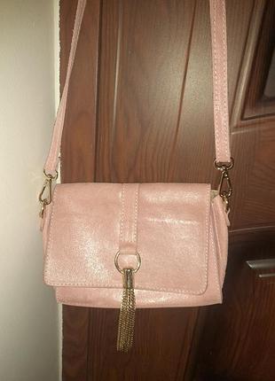Винтажна шкіряна сумка borse in pelle, made in italy 🤎🌸