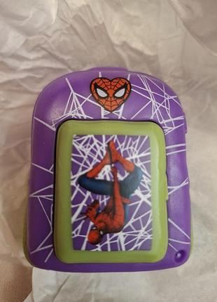 Детская игрушка mcdonald's «фиолетово-зеленый рюкзак человек-паук» (spider-man) - новая