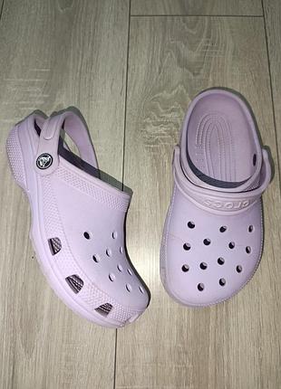 Кроксы crocs девочке j 3, стелька 22 см