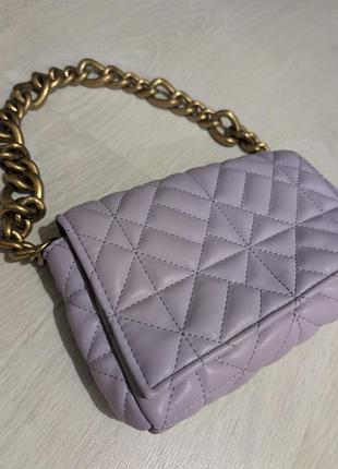 Сумка женская zara, класс лилового цвета