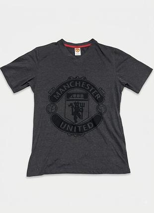 Офіційна футболка manchester united, розмір м, сірий меланж