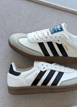 Adidas samba white/black 2