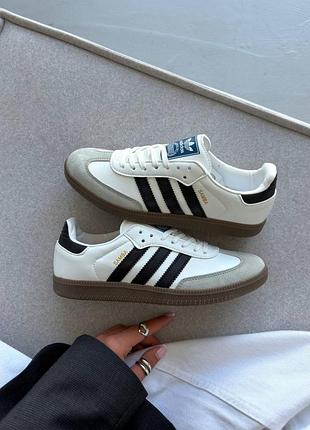 Adidas samba white/black 3