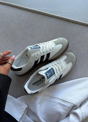 Adidas samba white/black 5