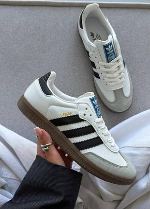 Adidas samba white/black