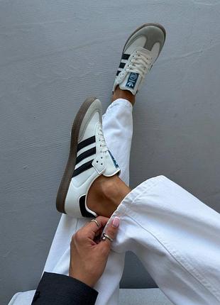 Adidas samba white/black 2