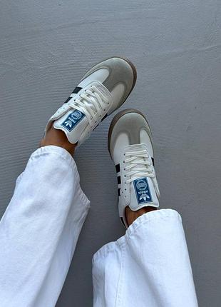 Adidas samba white/black 3