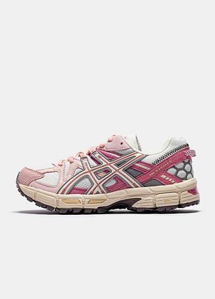 Кросівки asics gel-kahana 8 white/pink marathon running