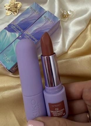Кремова сатинова помада для губ kiko milano