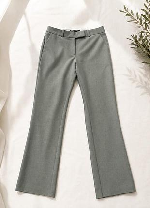 Сірі штани zara жіночі класичні прямого крою, xs–s