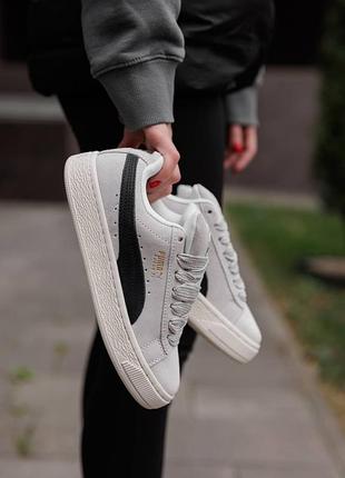 Puma suede xl grey black